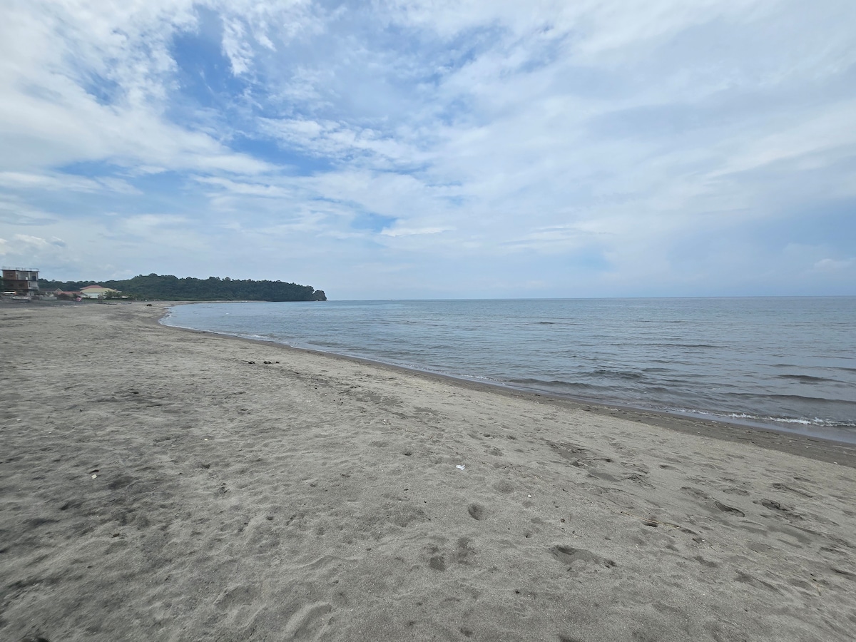 The sandy beach in Morong, Bataan near The Sunhouse